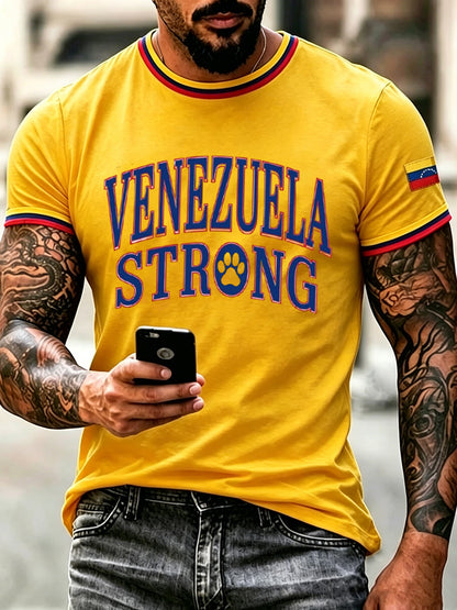 Männer Venezuela Held Hund Tsunami Patriotischer Hunde Liebhaber T-Shirt
