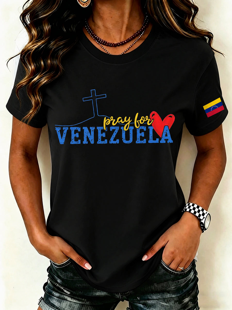Frauen beten für Venezuela Print T-Shirt