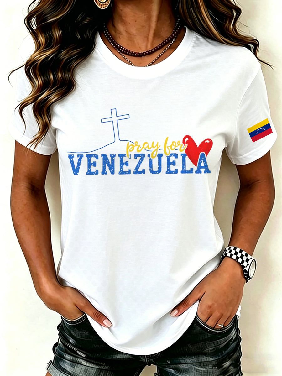 Frauen beten für Venezuela Print T-Shirt
