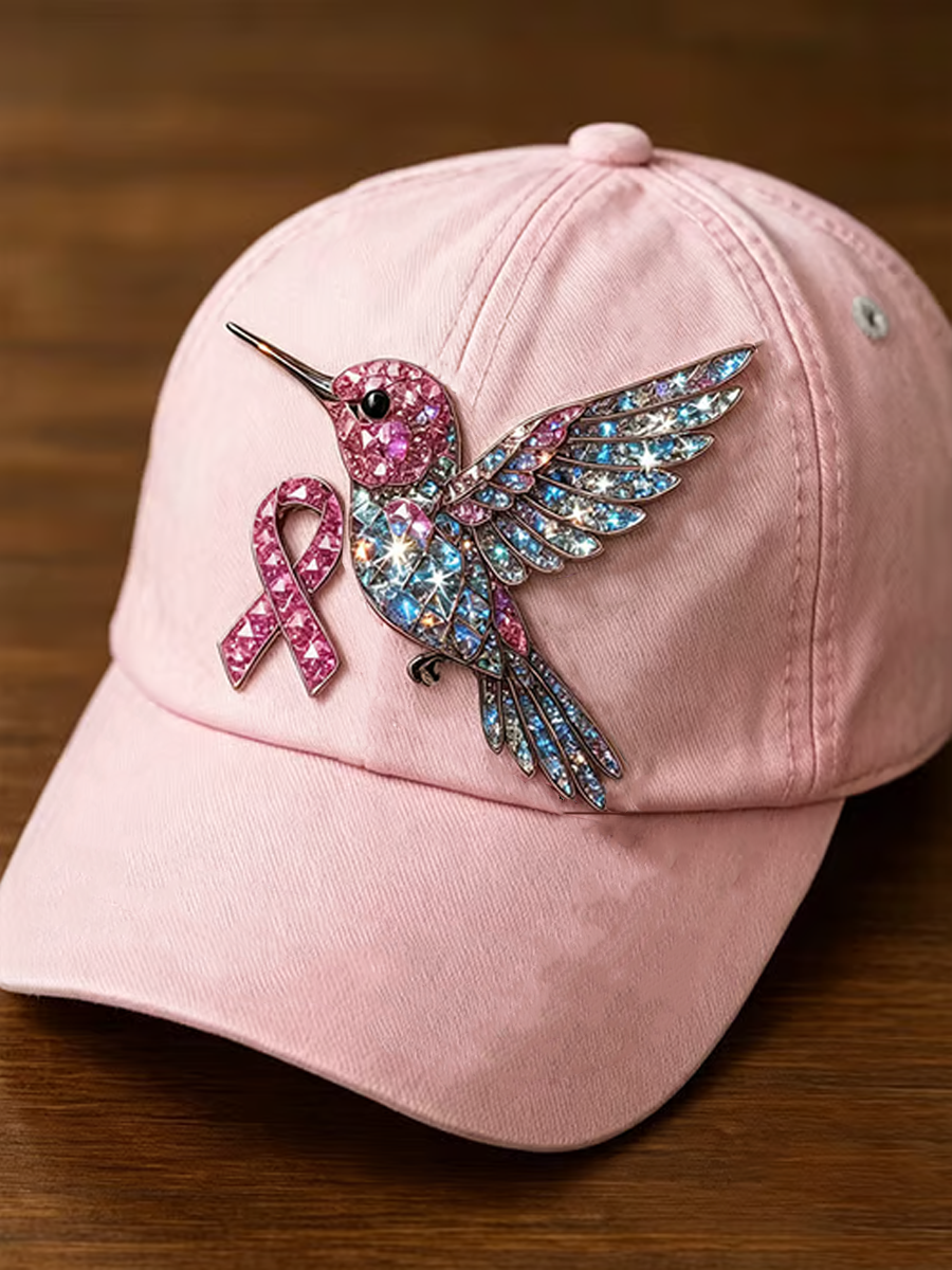 Hut mit Unisex-Kolibri-Aufdruck