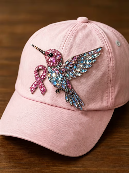 Hut mit Unisex-Kolibri-Aufdruck
