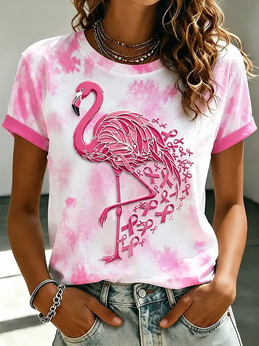 Kurzarm-T-Shirt für Damen