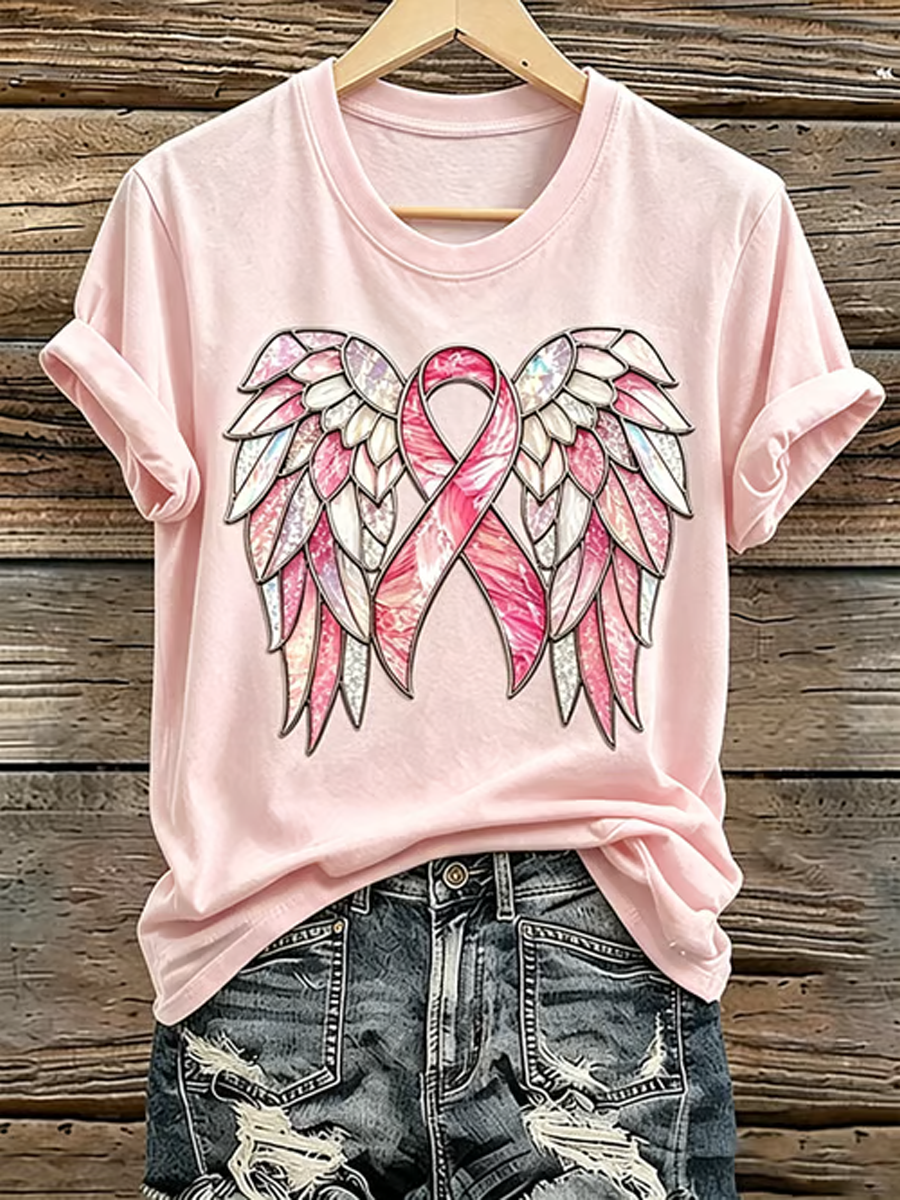 Kurzarm-T-Shirt für Damen