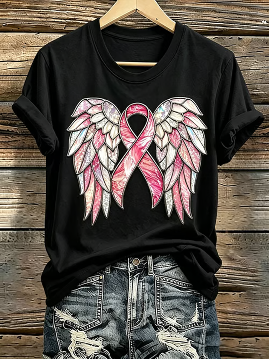 Kurzarm-T-Shirt für Damen