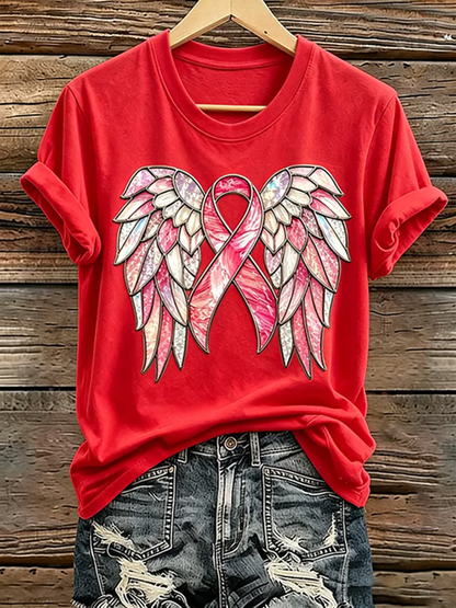 Kurzarm-T-Shirt für Damen