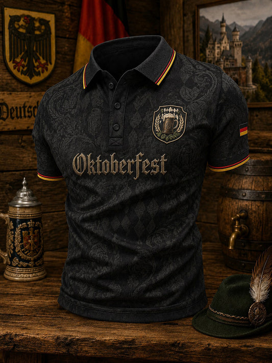 Herren-Oktoberfest-Printhemd