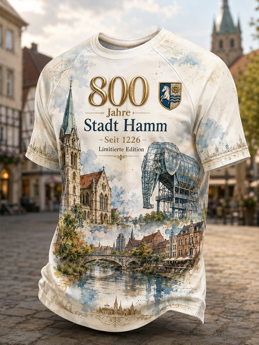 Herren-T-Shirt mit kurzen Ärmeln – Deutsche Städte