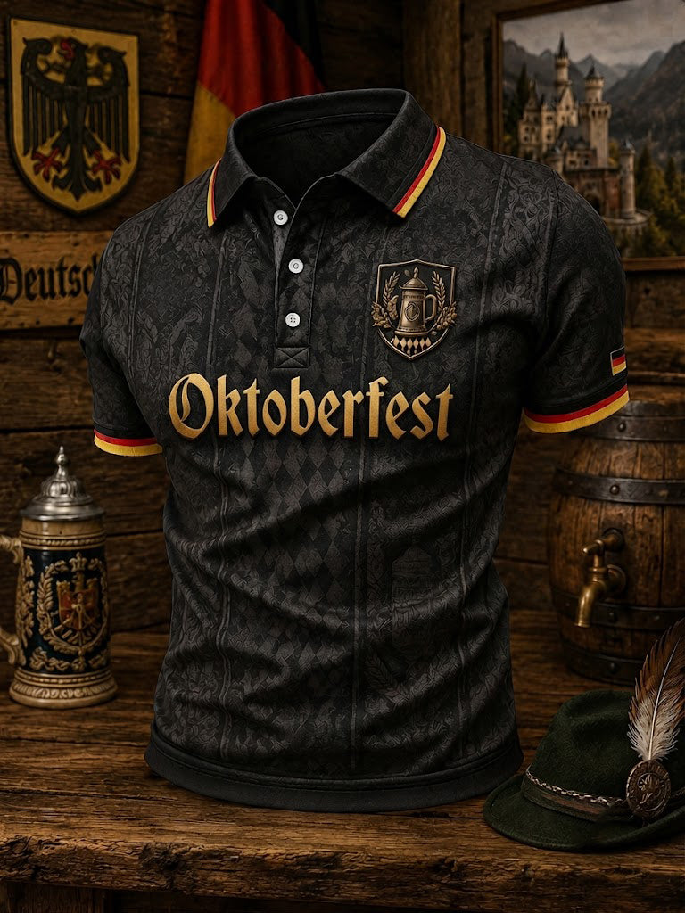 Herren-Oktoberfest-Printhemd