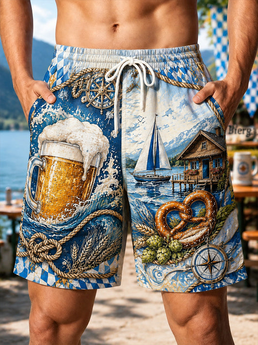 Herren-Oktoberfest-Shorts