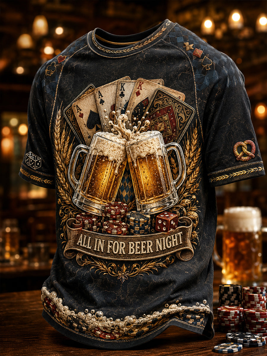 Herren-Oktoberfest-T-Shirt mit kurzen Ärmeln, Deutschland