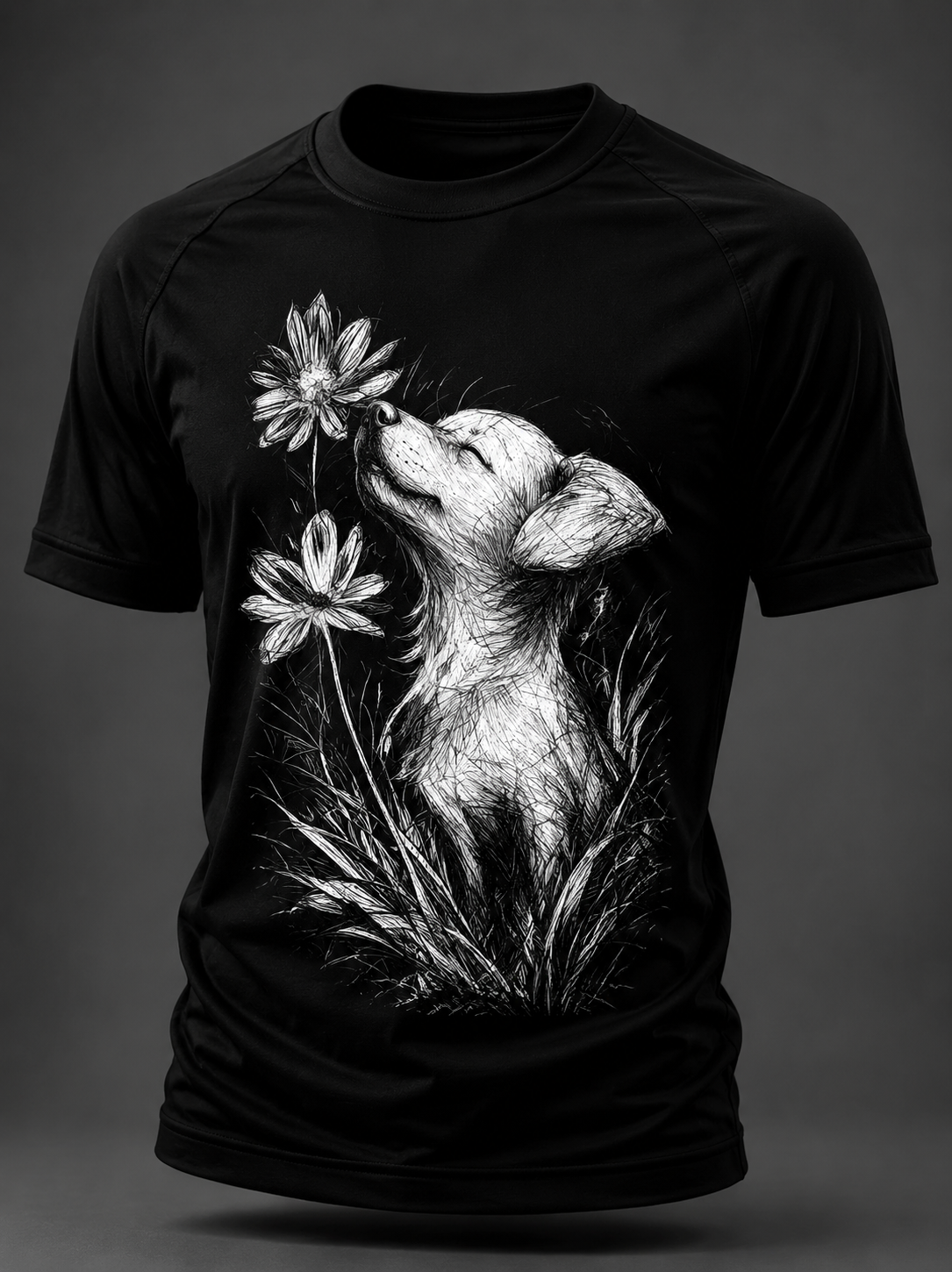 Kurzarm-T-Shirt für Herren Golden Retriever