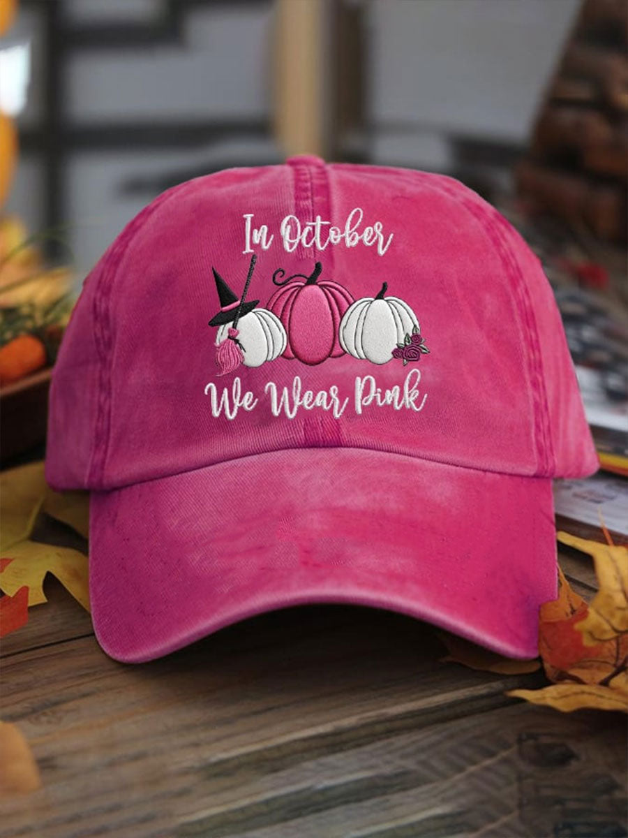 Unisex IM OKTOBER TRAGEN WIR Rosa Hut