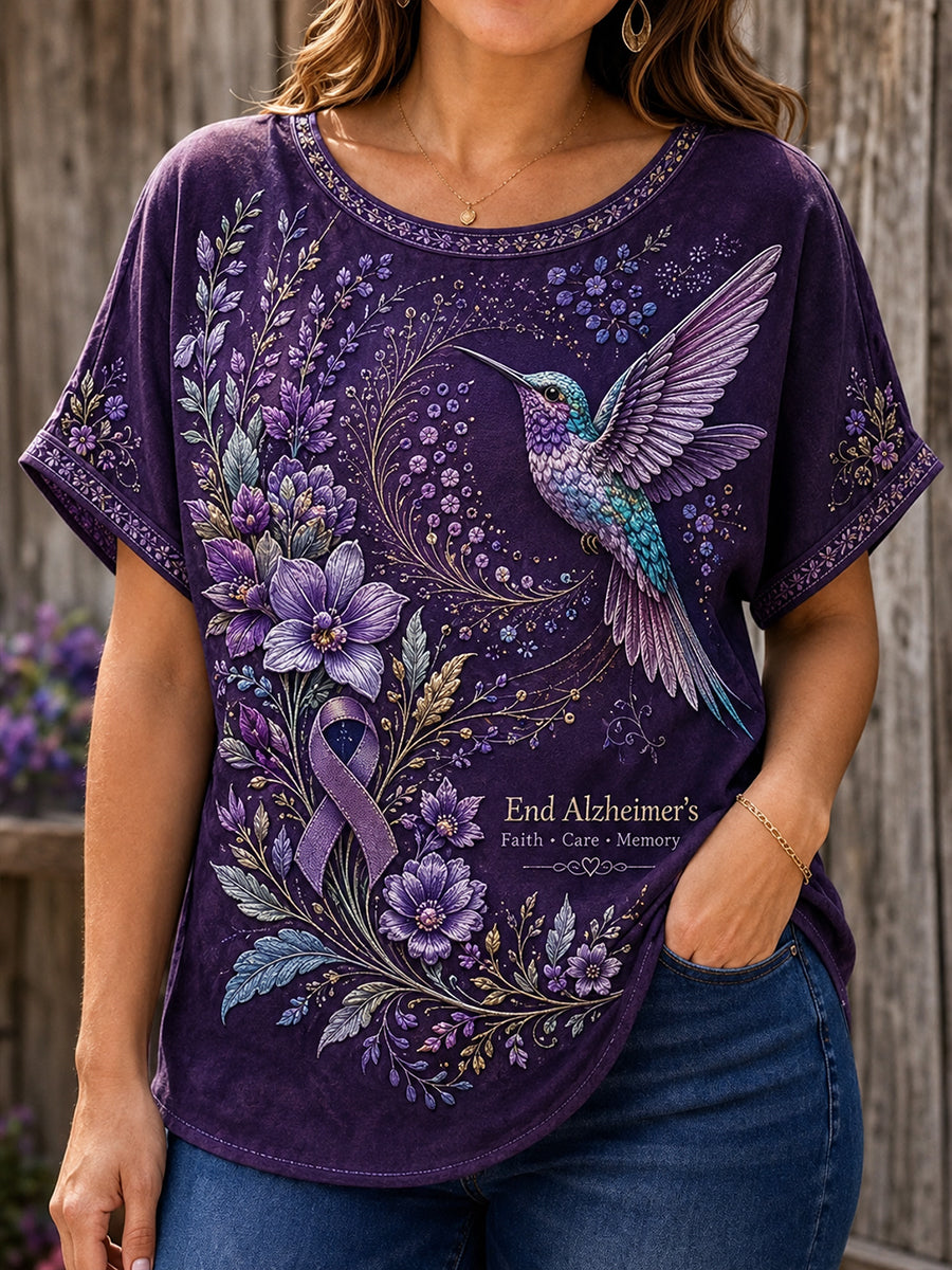 Frauen-Alzheimer-Waren essenT-Shirt mit kurzen Ärmeln