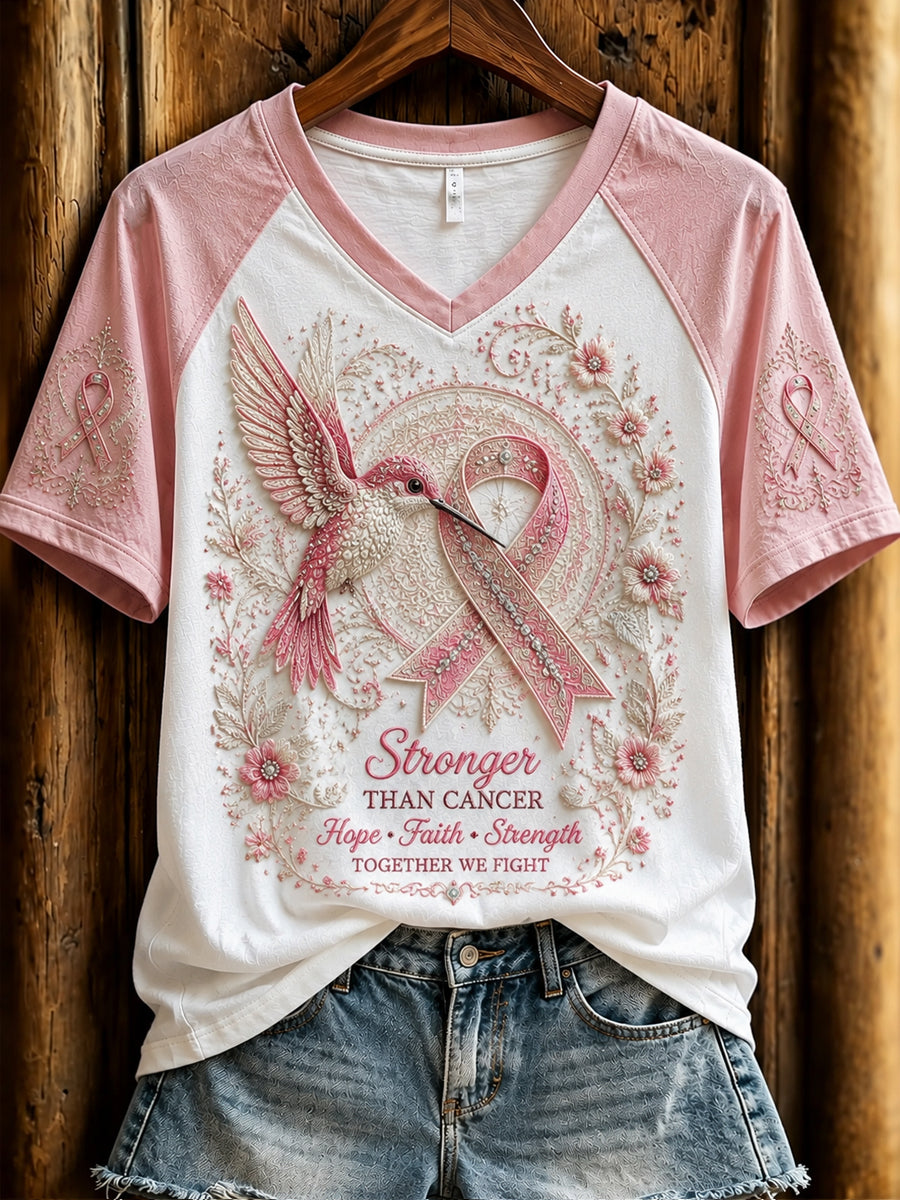 Inspirierende Brustkrebs-Unterstützung Shirt