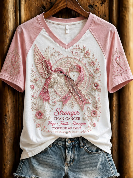 Inspirierende Brustkrebs-Unterstützung Shirt