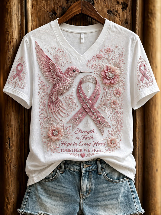 Frauen Mut & Stärke Grafisches T-Shirt