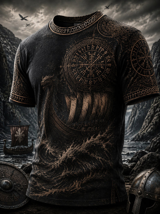 Herren-Vikingert-Shirt mit Druck