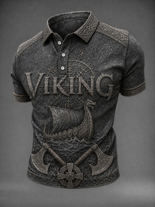 Herren-Vikingertopf mit Aufdruck