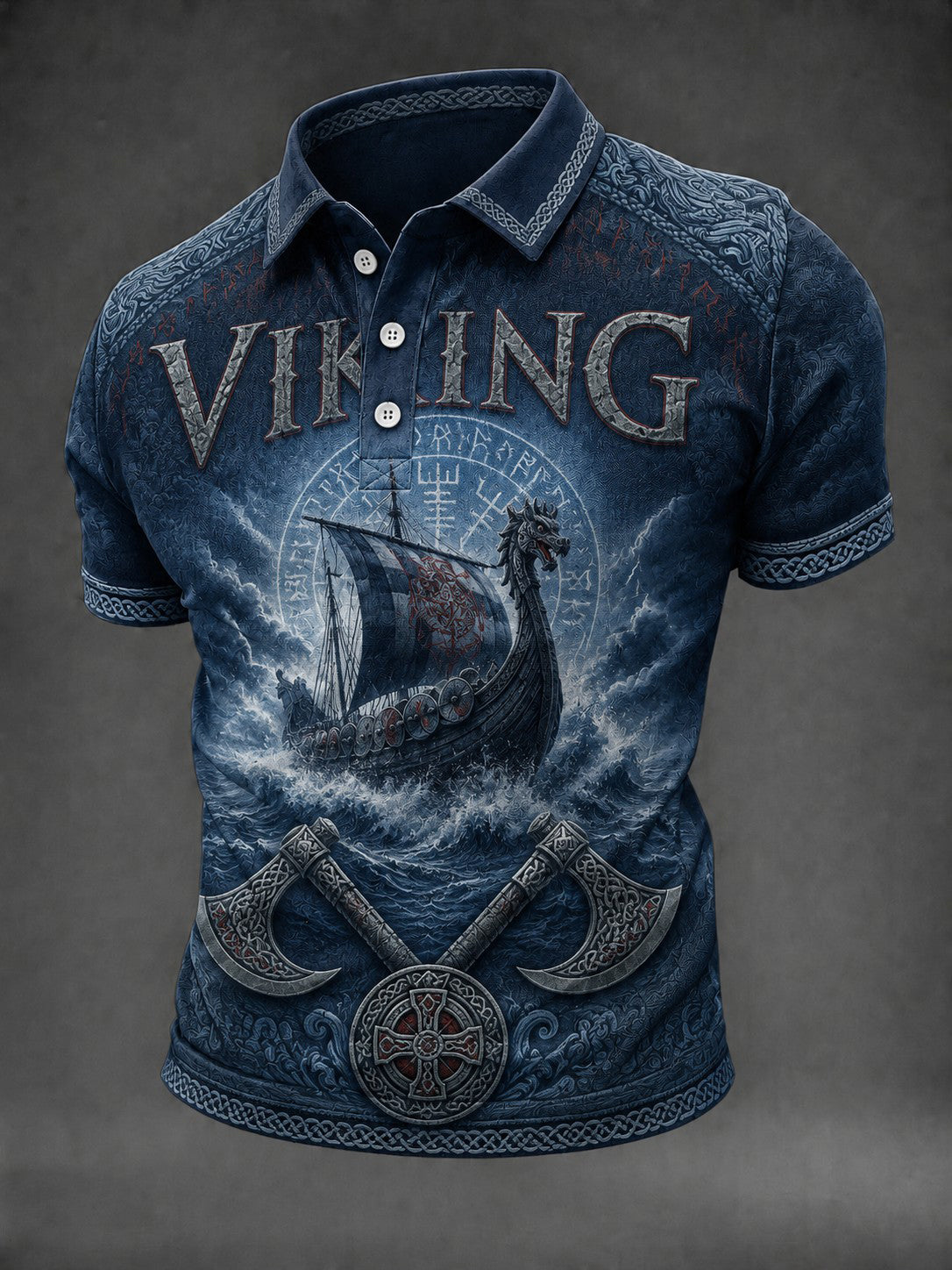 Herren-Vikingertopf mit Aufdruck
