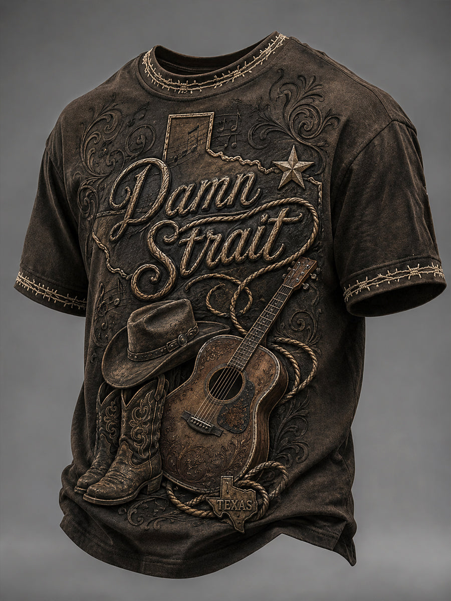 Männer Old School Country Style T-Shirt