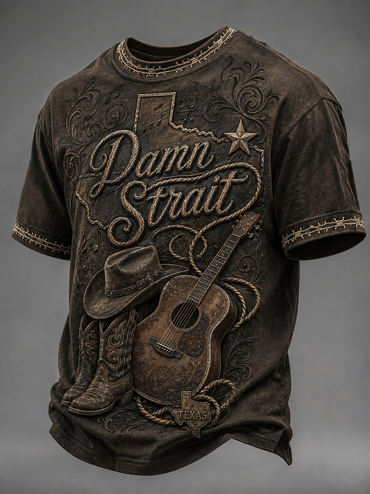 Männer Old School Country Style T-Shirt