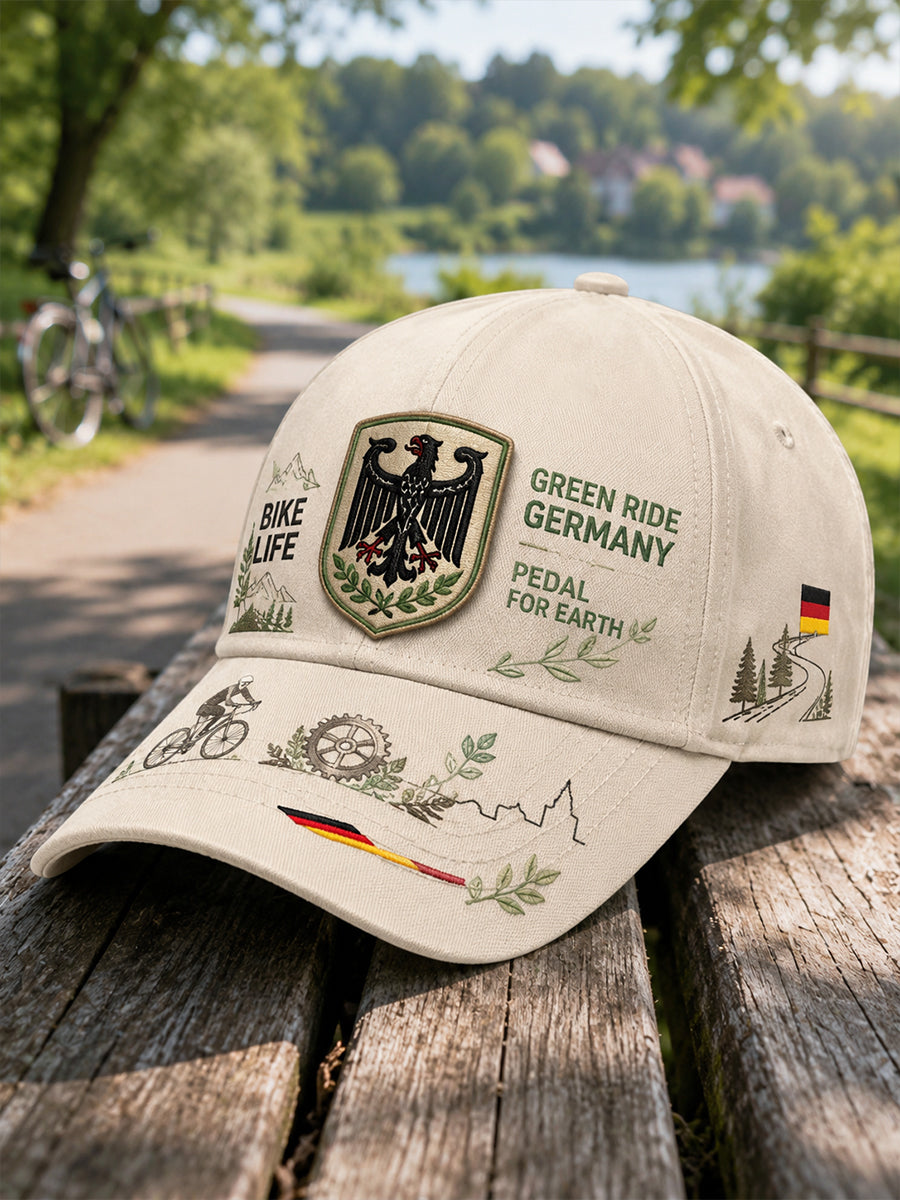 Herrenmütze mit umweltfreundlichem Fahrrad-Design