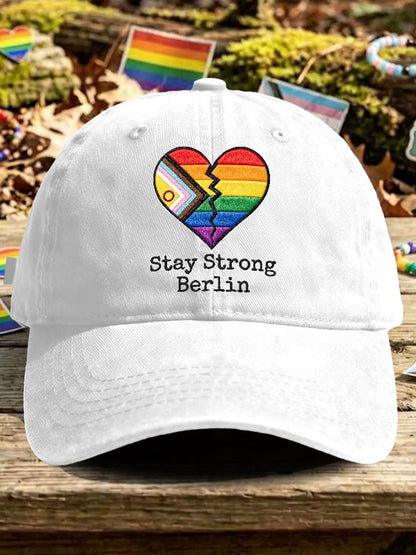 Unisex-Stay Strong-Berlin-Mütze