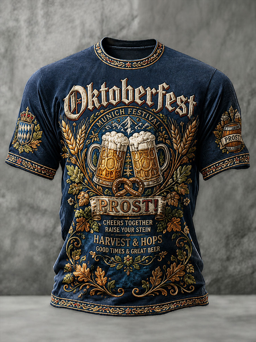 Men's Munich Oktoberfest Casual T-shirt