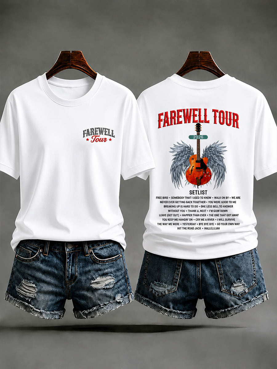 Abschiedstournee der Frauen zum Ruhestand – Musikthema – Freizeit-T-Shirt
