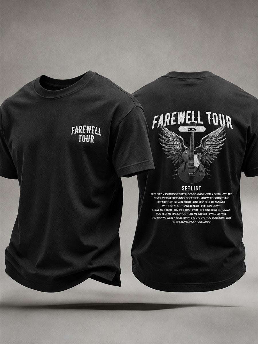 Abschiedstournee der Männer im Ruhestand – Musikthema – Lässiges Unisex-T-Shirt