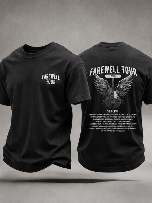 Abschiedstournee der Männer im Ruhestand – Musikthema – Lässiges Unisex-T-Shirt
