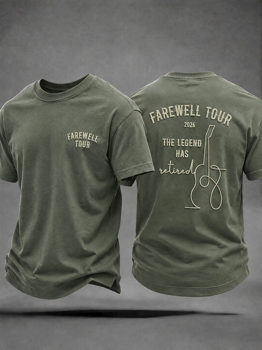 Abschiedstournee der Männer im Ruhestand – Musikthema – Lässiges Unisex-T-Shirt