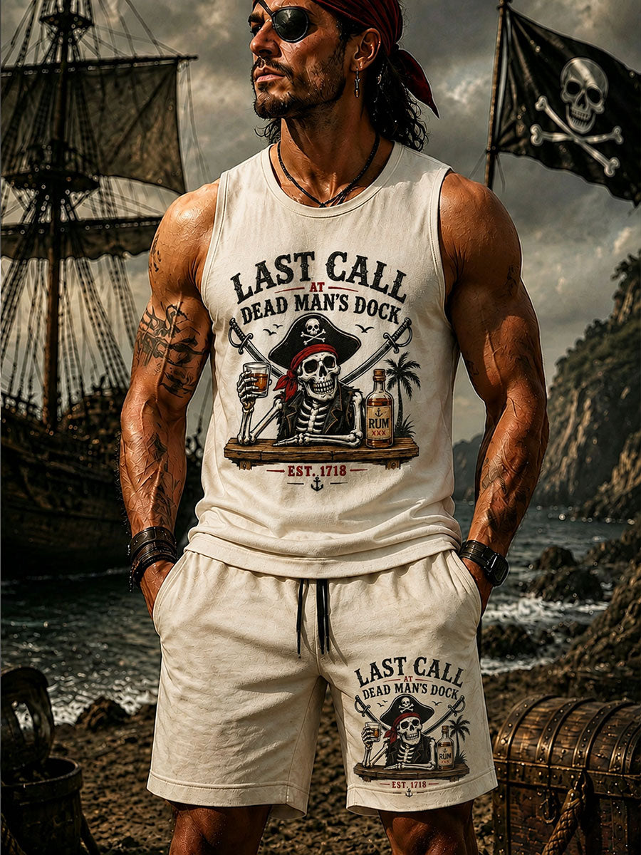 2-teilige Sets für Männer "Last Call at Dead Man's Dock"