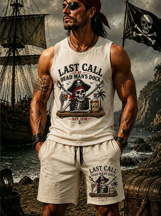 2-teilige Sets für Männer "Last Call at Dead Man's Dock"