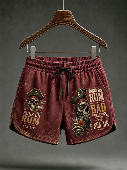 Shorts für Frauen "Rum, schlechte Entscheidungen und Seeluft"