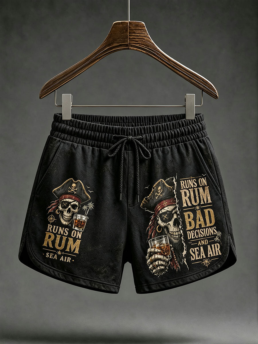 Shorts für Frauen "Rum, schlechte Entscheidungen und Seeluft"