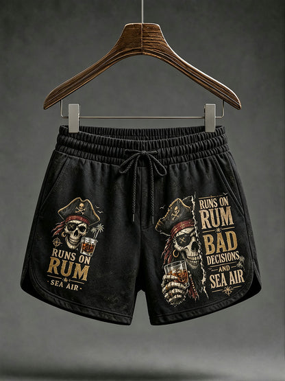 Shorts für Frauen "Rum, schlechte Entscheidungen und Seeluft"
