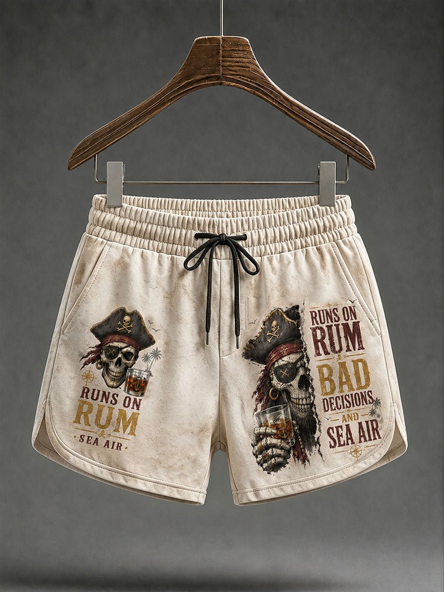 Shorts für Frauen "Rum, schlechte Entscheidungen und Seeluft"