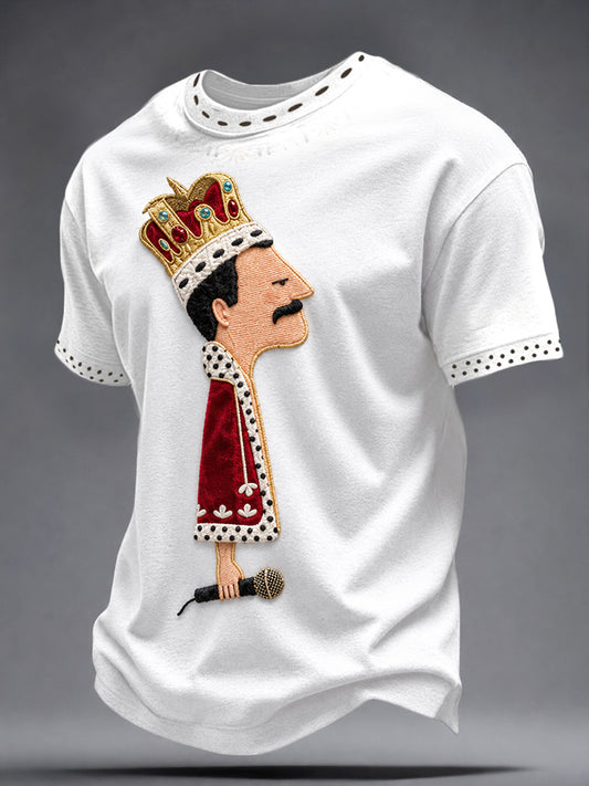 UK Musik Liebhaber Kunst bedrucktes T-Shirt für Männer