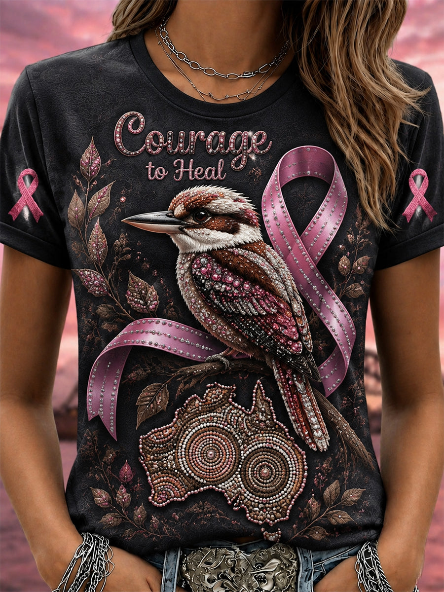 Frauen Brustkrebs Bewusstsein Australien T-Shirt