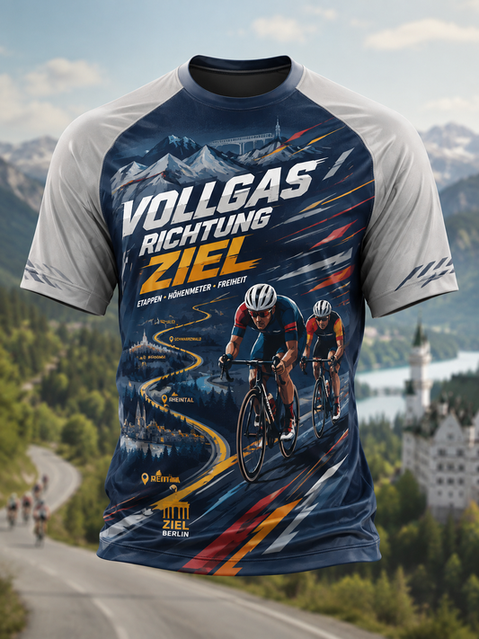 Herren-T-Shirt mit kurzen Ärmeln zur Fahrradkultur