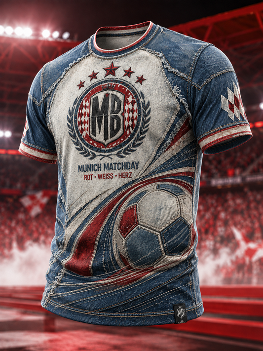 Herren-T-Shirt von Bayern München mit kurzen Ärmeln