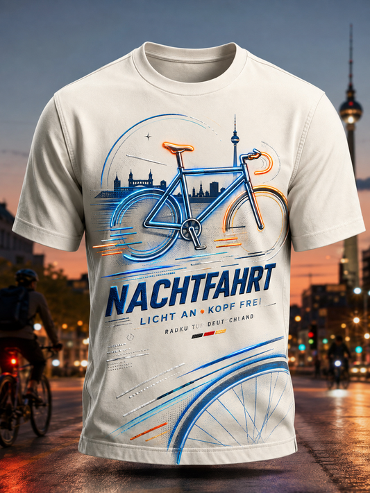 Herren-T-Shirt mit kurzen Ärmeln zur Fahrradkultur