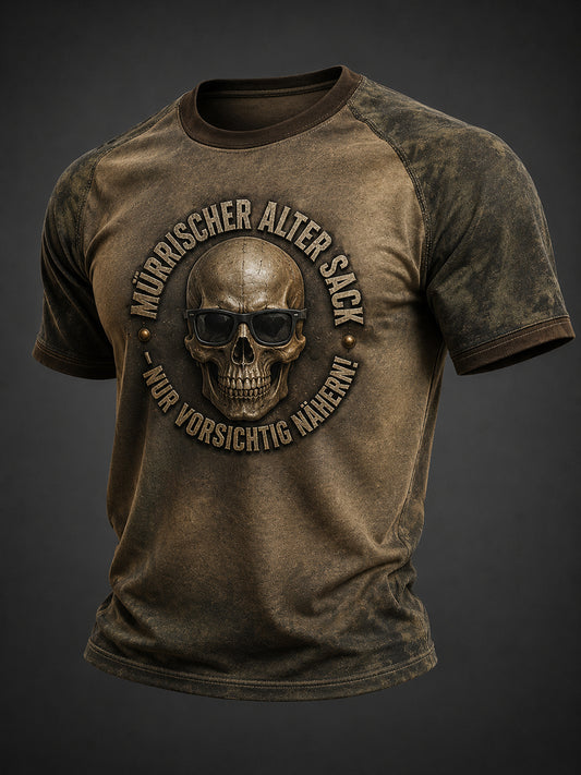 Männerwarnung: mürrischer alter Sack – nur vorsichtig nähergehen! T-Shirt