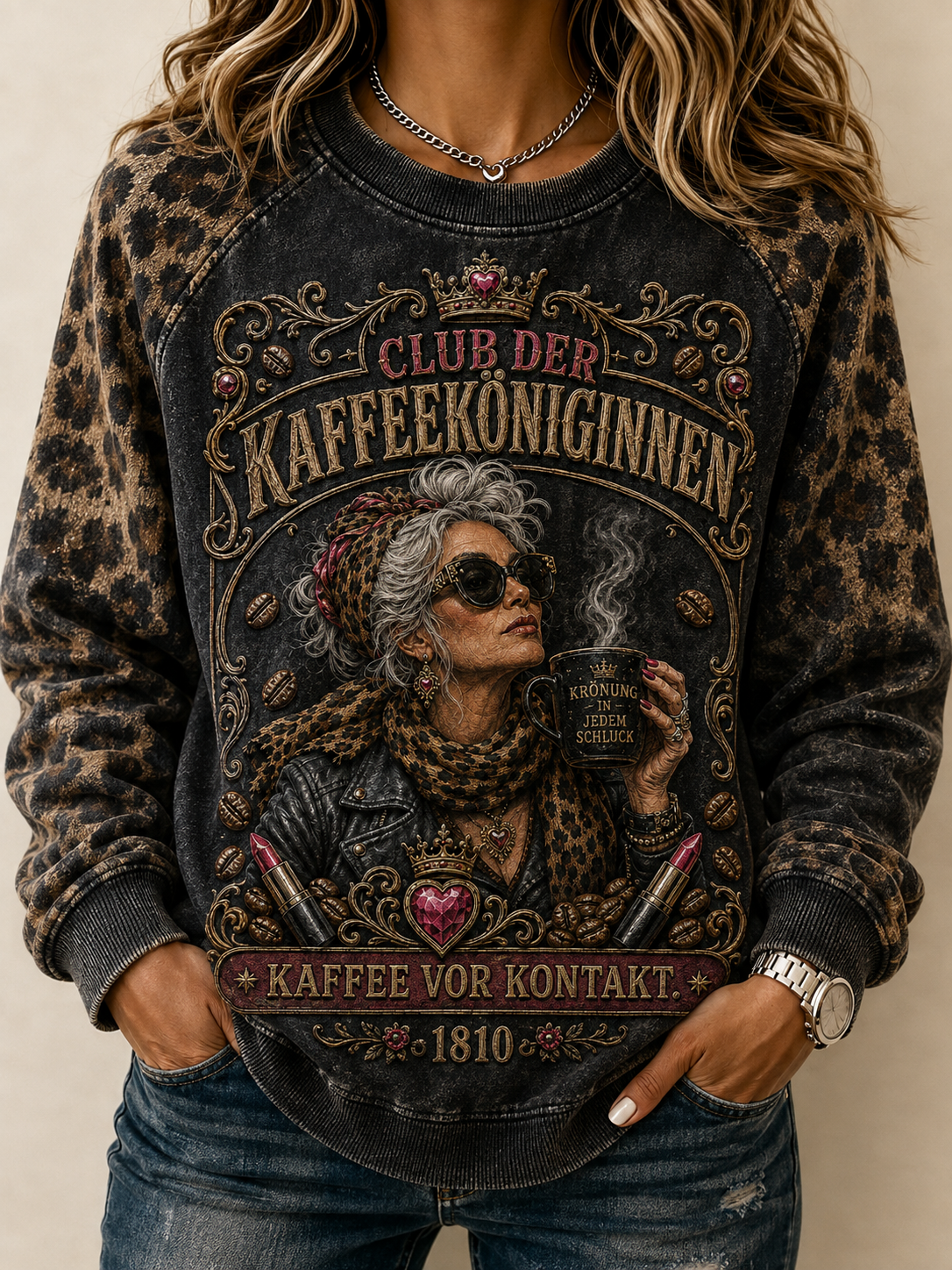 Frauen-T-Shirt mit humorvollem Spruch
