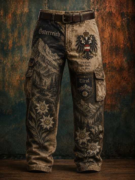 Herren-Freizeithose im österreichischen Landhausstil für die Arbeit