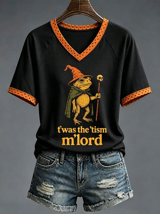 Damen-T-Shirt „Twas The Tism M'lord“