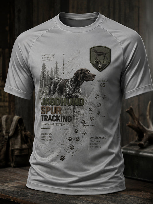 Herren-T-Shirt mit kurzen Ärmeln zur deutschen Jagdsaison