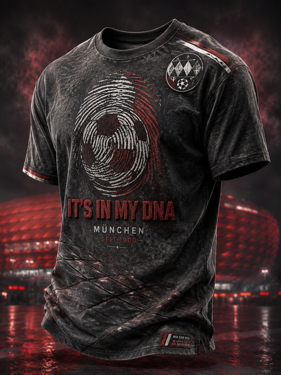 Herren-T-Shirt von Bayern München mit kurzen Ärmeln