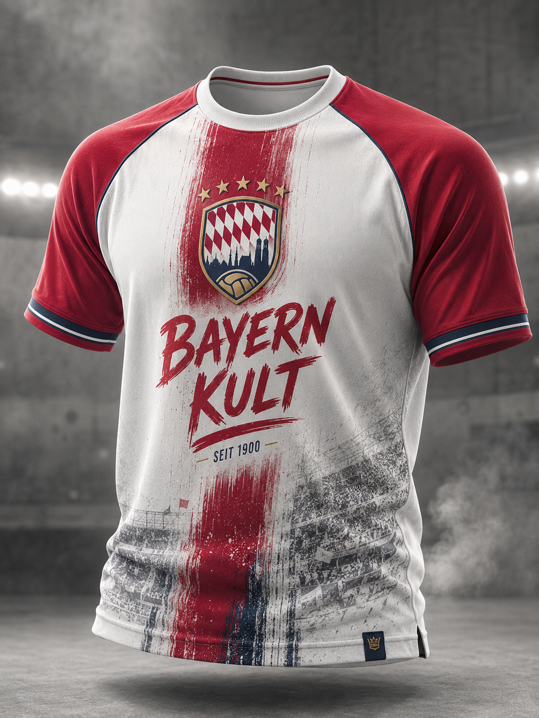 Herren-T-Shirt von Bayern München mit kurzen Ärmeln